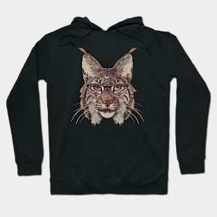 The Lynxcellent Scholar: Wisdom in Specs Hoodie